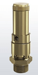 Предохранительный клапан 810-sGK-FKM р/р-W617N (латунь) Тмакс=+225оС PN50 Руст=0,2-50,0bar (DN25, 810-sGK-25-m-25-FKM-VI 17,6bar)