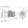 Насос МВ 120, ПП, VITON, B