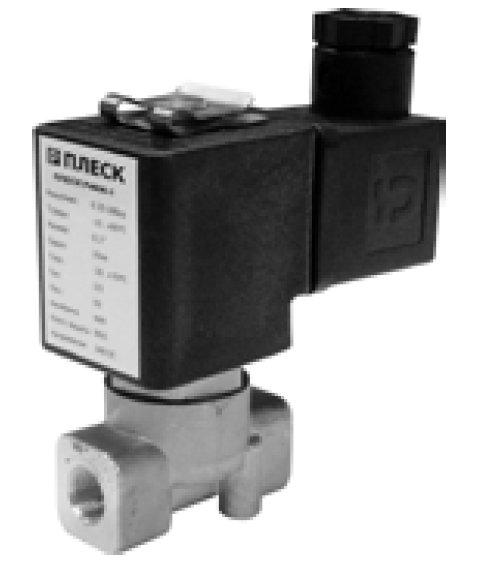 Клапан соленоидный Plesk P4600-15-150-1HA, DN15 PN24, НЗ, ПС15,0мм, KV70л/м, Tmax +100°С
