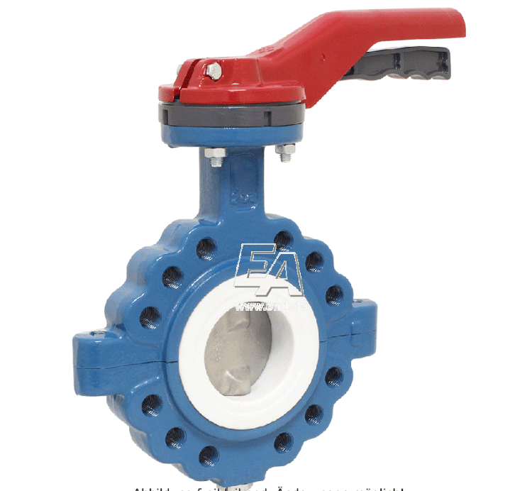Затвор дисковый Absperrklappe LUG DN200, PN16, Baulänge EN558-20, GGG/PTFE/Edelstahl