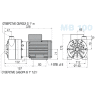 Насос МВ 100, PVDF, VITON, B