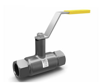 Кран шаровой п/проходн. LD КШЦМ.40.02 ПП PN40, Ст20 / Нерж. ст 1.4021/PTFE, резьба/резьба (DN25 PN40 КШ.Ц.М.025.040.02 полн.)