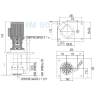 Насос IM 90, ПП, 500 ММ, 0.55 кВт
