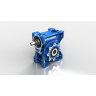 NMRV063 Червячный мотор-редуктор Motovario NMRV063/130(i=300)IEC90B5 АИР80B4,230/400V AC,50Hz,1,5kW,