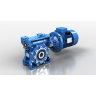 NMRV063 Червячный мотор-редуктор Motovario NMRV063/130(i=300)IEC90B5 АИР80B4,230/400V AC,50Hz,1,5kW,