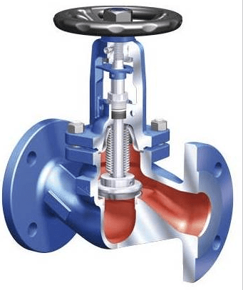 Запорный клапан  12.046 ARI-FABA-PLUS DN80 PN16, EN-JL1040, Тмакс=+300оС, фланцевый