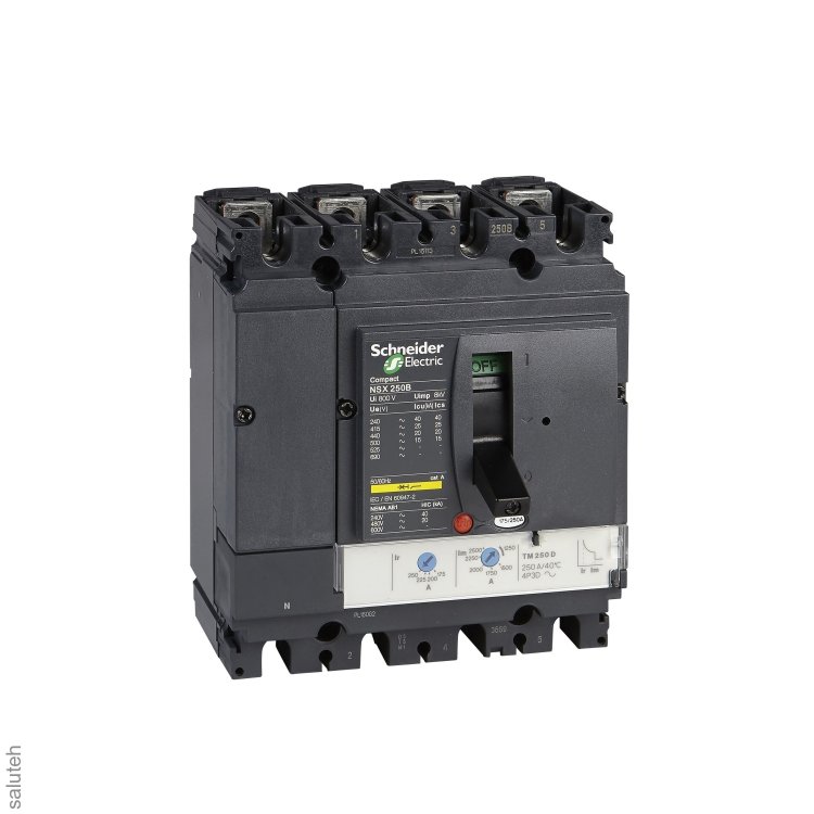 Выключатель автоматический 4П4T TM100D NSX160B (LV430332)